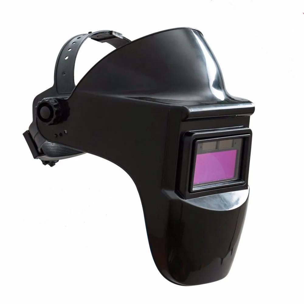 

Automatic dimming protective face, welding mask, cap type el