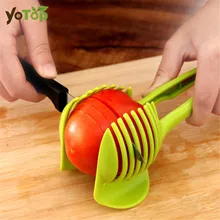 YOTOP Tomato Slicer Fruits Cutter Stand Tomato Lemon Cutter Utensilios De Cozinha Assistant Lounged Shreadders Slicer Salad