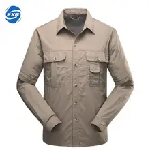 Летняя мужская быстросохнущая тактическая рубашка с коротким рукавом рубашка в стиле милитари для мужчин свободная футболка Босс съемный длинный рукав походные рубашки в охотничьем стиле