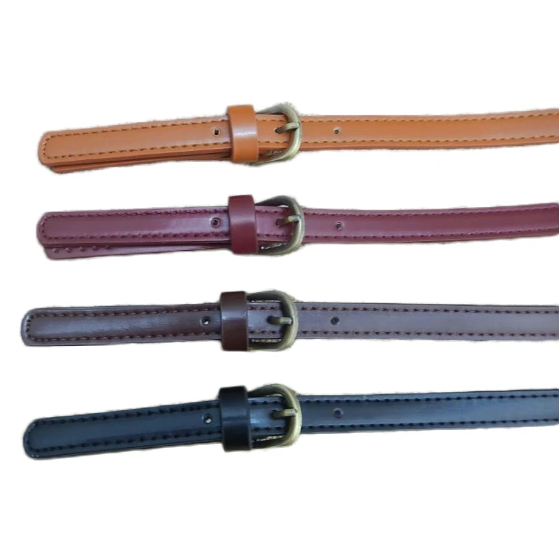 

1Pair Leather Handles Durable Shoulder Bag Detachable Mochila Belt Handle DIY Handmade Obag Replacement Handbag Adjustable Strap