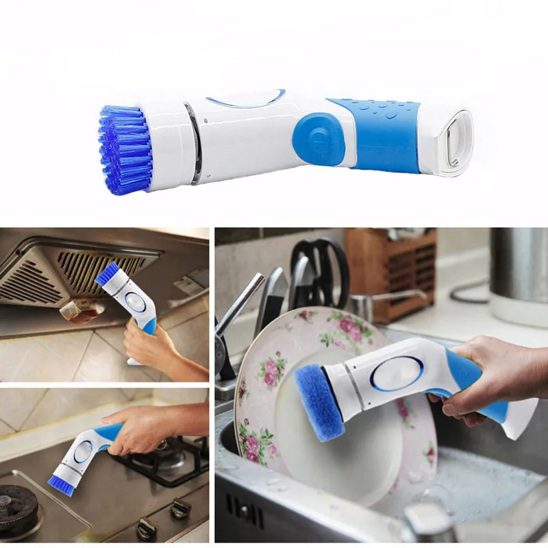 

Best Selling 2018 Portable Handheld Intelligent Dishwasher High tech Cleaning Brushes cuisine kitchen accessories Spin Scrubber