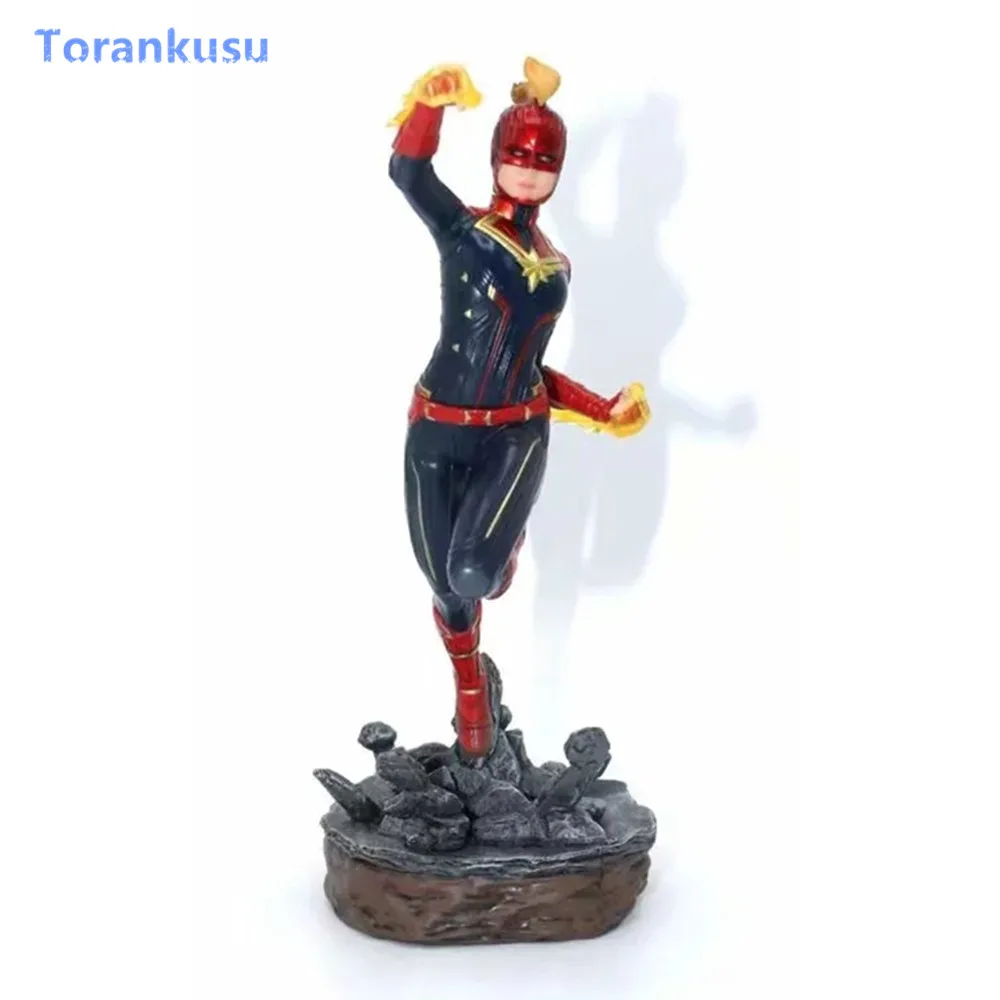 Avengers: Endgame Captain Marvel Action Figure PVC Model Collectible Toy For Men Gift Figma Doll  Anime Avengers Figure PG