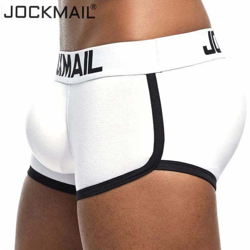 JOCKMAIL мужские трусы боксеры для увеличения приклада сексуальное нижнее белье