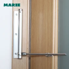 Best Price 1pc Reliable Aluminum Door Closer Adjustable Surface Mounted Spring Automatic Door Closers for Home Hotel Room Doors