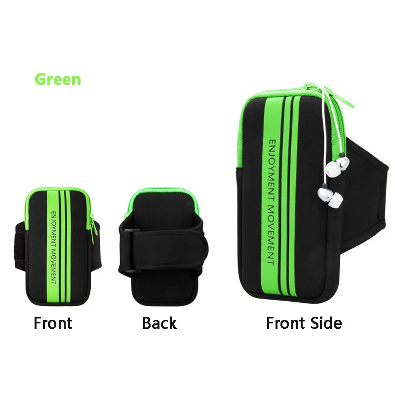 For 4-6.3 inch Mobile Phone Arm Band Hand Holder Case Gym Outdoor Sport Running Pouch Armband Bag For iphone se 5s x 7 plus 8 6s
