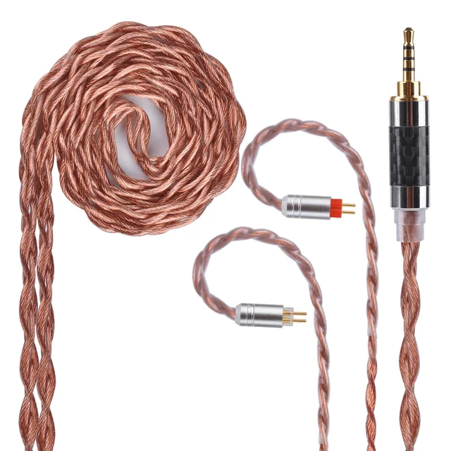 $US $64.29  Yinyoo 4 Core Alloy With Pure Copper Upgraded Cable 2.5/3.5/4.4mm Balanced Cable With MMCX/2pin Con