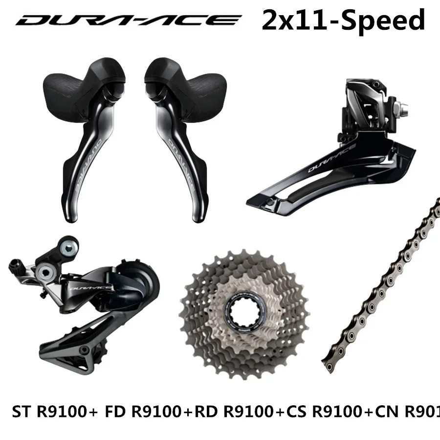 SHIMANO R9100 набор DURA-ACE R9100 9000 переключатель дорожный велосипед ST+ FD+ RD+ CS+ CN Передний Задний переключатель 11-25T 11-28T 11-30T