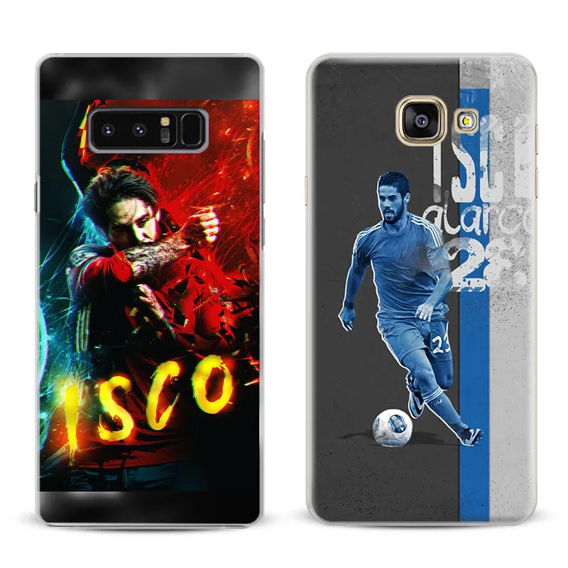 

Isco Alarcon Coque Logo For Samsung Galaxy S4 S5 S6 S7 Edge S8 Plus Note 8 2 3 4 5 A5 A7 J5 2016 J7 2017 Phone Case Shell Cover