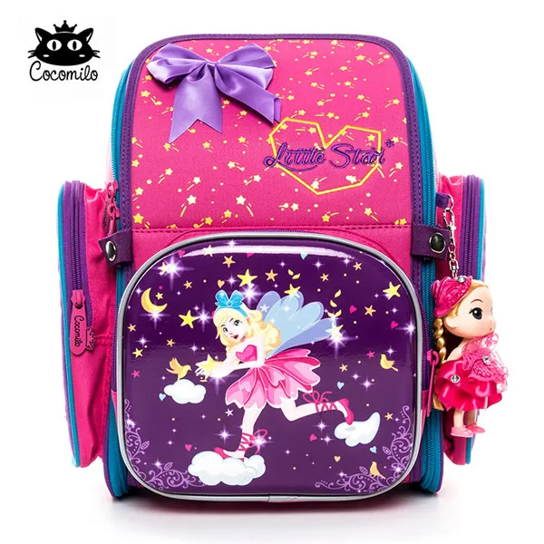 Cocomilo детский школьный рюкзак для девочек для мальчиков мультфильм Динозавр школьная сумка ортопедический рюкзак Mochila Infantil класс 1-3 - Цвет: XCS6-065