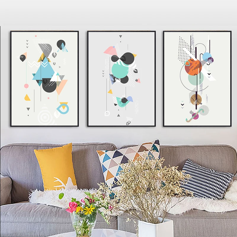 N-rdico-Cor-Pintura-Da-Lona-Abstrata-Hist-ria-Colorida-Geometria-C-pia-do-Cartaz-do (3)