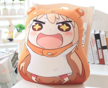 

Kawaii Sankaku Head Himouto Umaru Chan Umaru Doma Cosplay MARMOT Velvet Puppets And Humanoid Plush Stuffed Animal Kids Toys Doll
