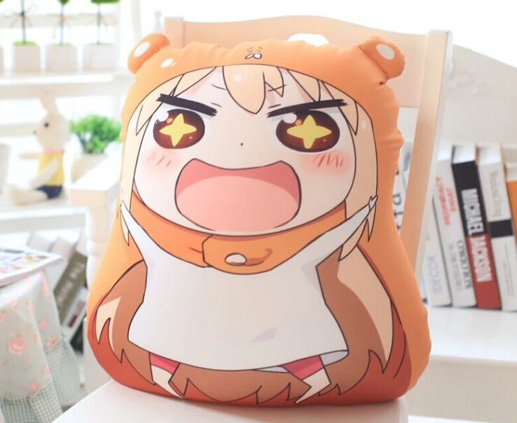 Kawaii Sankaku голова химото Умару Чан дома косплей ммотки бархатные куклы и