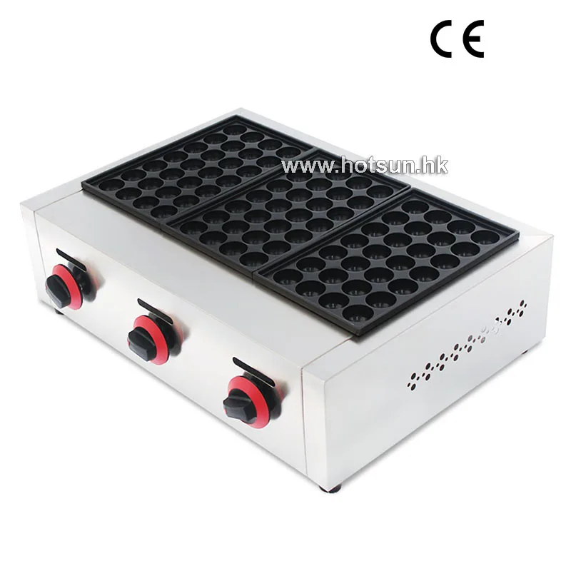 Free Shipping 84pcs Commercial Non stick Gas 4cm Takoyaki Grill Pans Japanese Octopus Fish Ball