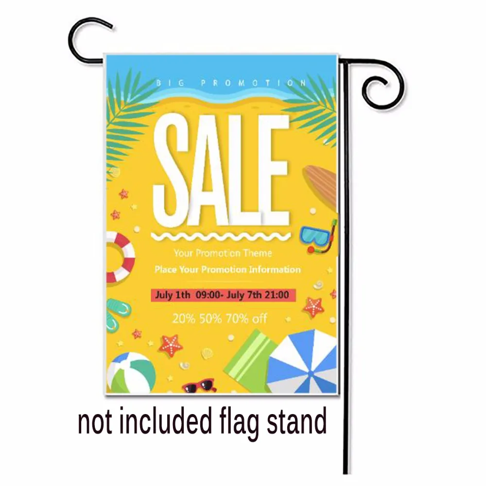 Diy Summer Sales Decoration Garden Flags Double Side Printed