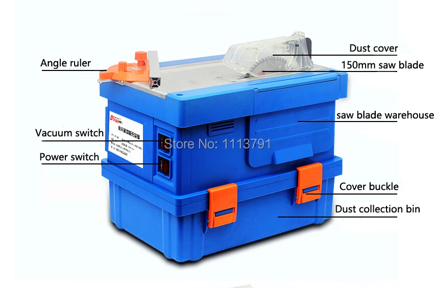 Многофункциональная машина для распиловки пыли, резка ламината, установка твердых деревянных полов, настольные пилы