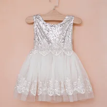 Free shipping Princess sleeveless sequined summer ball gowns lace party dress Kids Girls bling wedding dancing