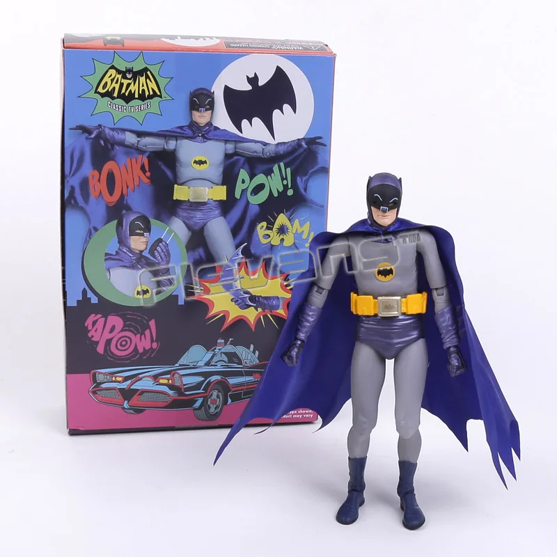 NECA DC Comics Бэтмен Супермен Джокер ПВХ фигурку Коллекционная игрушка " 18 см 3 вида стилей - Цвет: batman