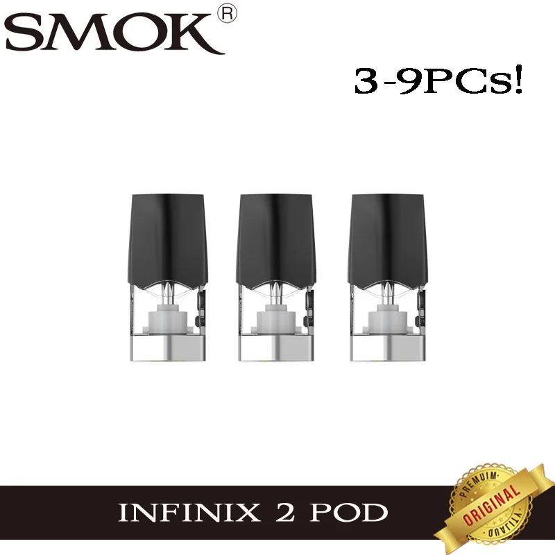3 шт.-9 шт. оригинальный картридж SMOK INFINIX 2 атомайзер Ом MTL Pod подходит для