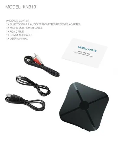 2в1 беспроводной Bluetooth 4 2 аудио передатчик приемник HIFI музыкальный адаптер RCA