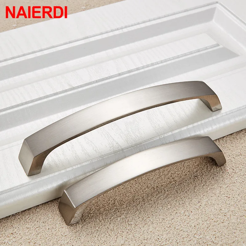 NAIERDI الألومنيوم درج التأثيرات الحديثة خزانة أنيقة التأثيرات المقابض باب المطبخ مقابض أثاث خزانة دولاب مقبض NAIERDI الألومنيوم درج التأثيرات الحديثة خزانة أنيقة التأثيرات المقابض باب المطبخ مقابض أثاث خزانة دولاب مقبض