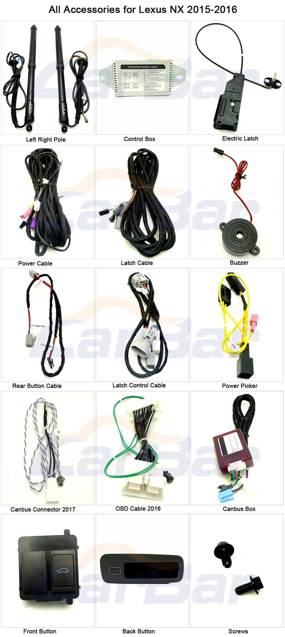 Electric Tail gate lift special for  Lexus NX 2015-2016 (6)