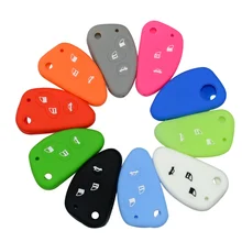 Okeytech For Alfa Key Silicone Rubber Car Key cover case For Alfa Romeo Mito Giulietta 159