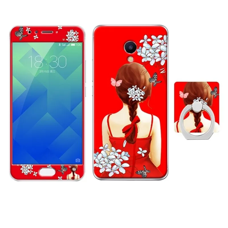 Meizu M5s case cover glass screen protector  (18)