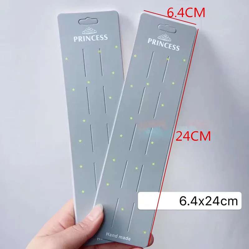 100pcs Hairpin Paper Card Hair Clips Bow Jewelry DIY Display Packaging Cards