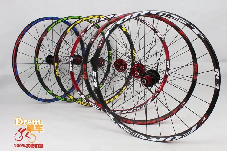 Excellent RC3 MTB mountain bike  26inch ultra light wheels 5 peilin sealed bearing disc wheel wheelset  27.5inch Rim free 4