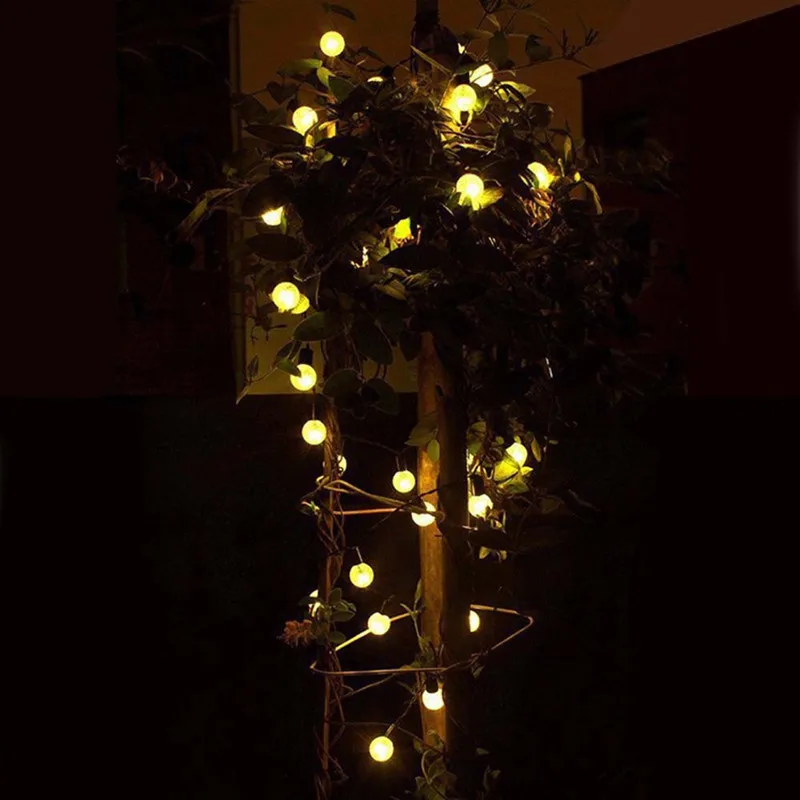 Feimefeiyou 4/6M 20/30 светодиодный Солнечная гирлянды светодиодные лампы декоративные огни для Рождественского дерева домашний Свадебная вечеринка украшения