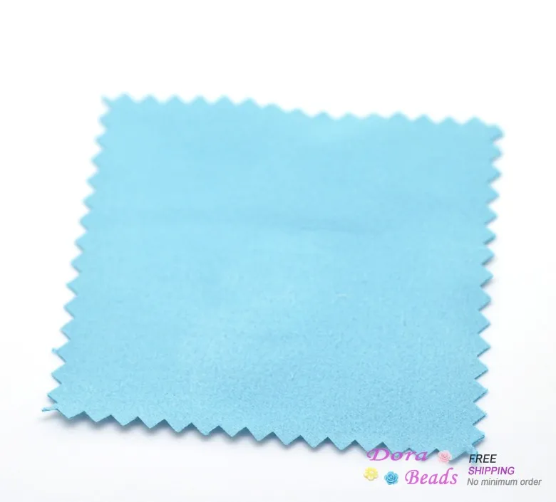 

DoreenBeads 2 PCs Silver Jewelry Cleaning Cleaner Polishing Cloth Lens Clothes 82x82mm (B04609S)