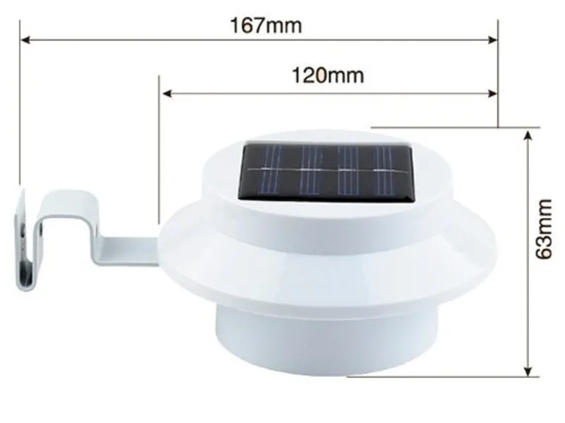 Xtf2015 Защита от солнца Мощность Smart LED солнечный водостоков утилита свет Постоянный для дома, забор сарай дорожки в любом месте Детская