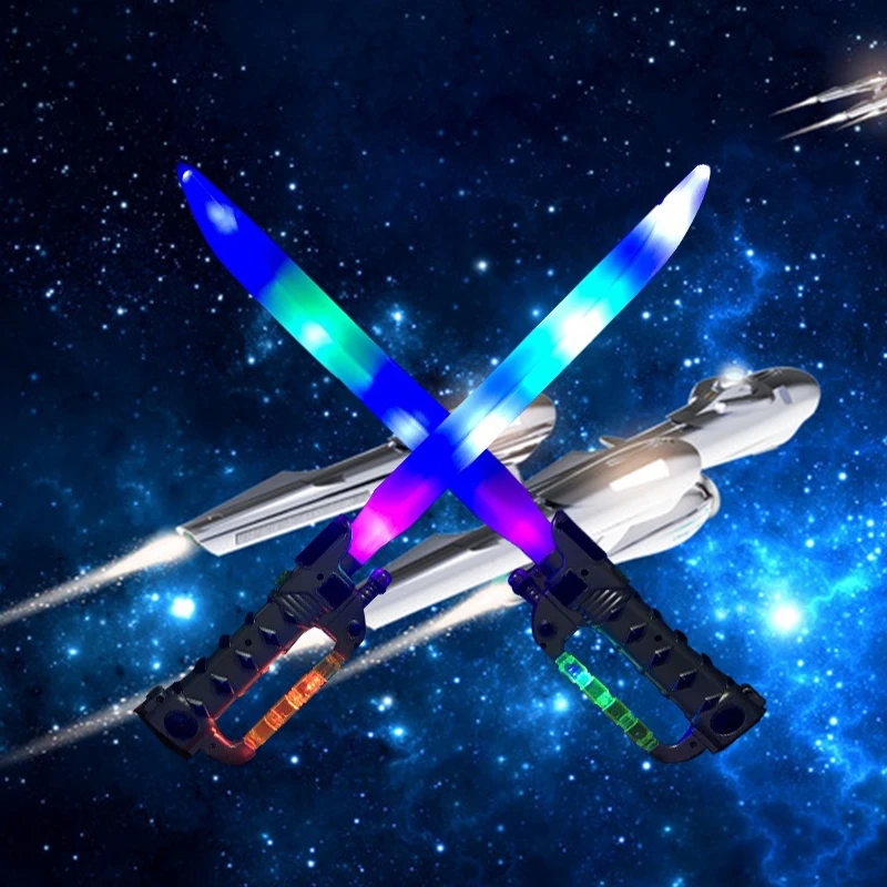 1PCS Laser Sword Luminous Toy Lightsaber Weapon Model Creative Gifts Children s Outdoor Boys Girls Flashing