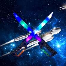 1PCS Laser Sword Luminous Toy Lightsaber Weapon Model Creative Gifts Children s Outdoor Boys Girls Flashing