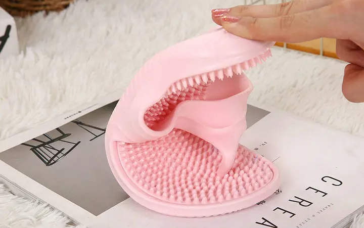 new casual fashion factory direct sales Summer sliders Anti Slip Massager Sole Indoor and outdoor Women Flat Slippers (2)
