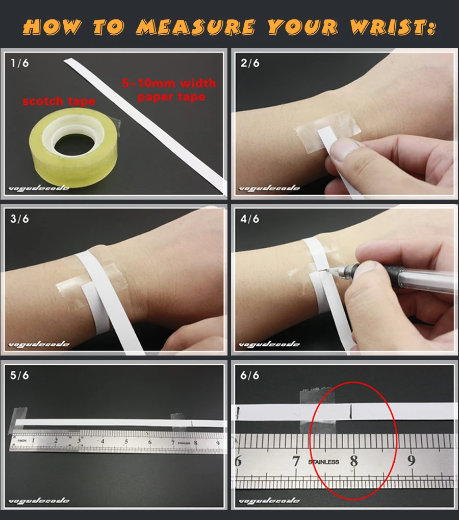 1--Measure Wrist size