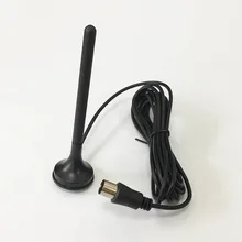 DVB-T ТВ антенна FM радио антенна 3dbi Магнитная база с 3 м кабель ТВ IEC разъем