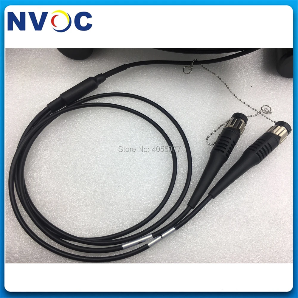 8Cores ODC Male 100/125/150/200/250/300M MM OM3-300 8C ODC Armored Fiber Patch Cord+4Pcs ODC-LC OM3 1M Fiber Jumper Cable