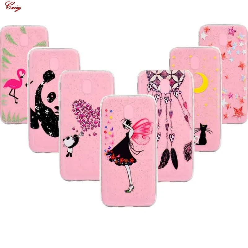 

For Fundas Samsung Galaxy J5 2017 J 530 J5 7 Case Glitter varnish TPU Cover For Samsung J530 SM-J530F Luxury Soft silicone Cases