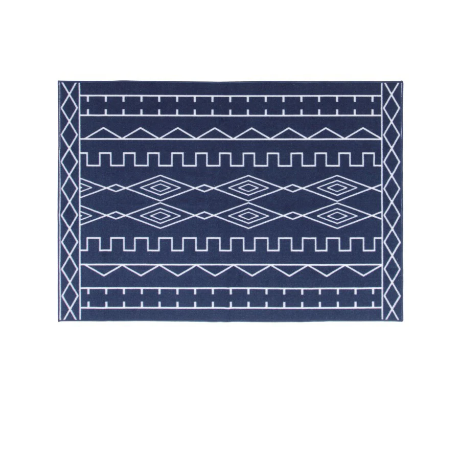 Скандинавском стиле гостиной синий Ковры геометрический индийский Ковры в клетку и полоску современный салон современный дизайн kilim синий Богемия