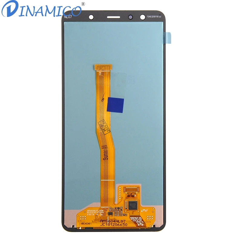 Dinamico Amoled A750 ЖК дисплей для Samsung Galaxy A7 2018 экран сенсорный дигитайзер сборка SM A750F