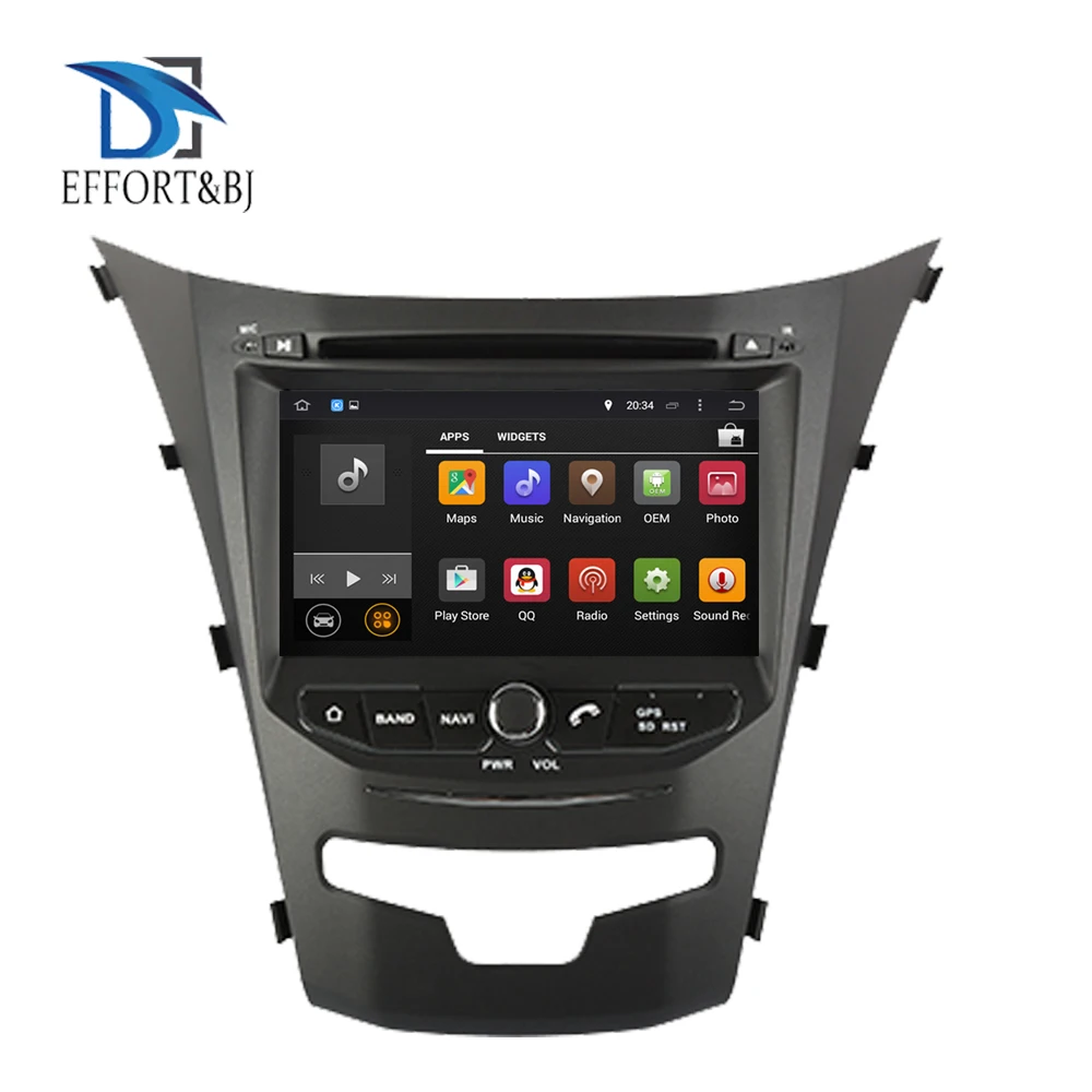 Cheap Android 9.0 Octa Core Car Radio Stereo For SSANGYONG KORANDO/C210/SSANGYONG ACTYON 2013-2019Car GPS Navigation Multimedia Player 0