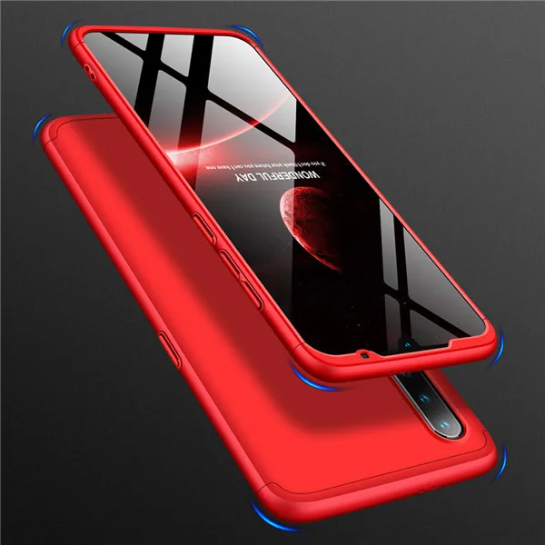 Чехол на для Xiaomi mi 9 mi 9t pro для сяоми ксиоми ми 9t чехол 360 градусов защитный чехол жесткий пластиковый чехол на для Xiaomi mi 8 mi 8 lite для сяоми ксиоми ми 8 Лайт закаленное стекло чехол полное покрытие - Цвет: Red