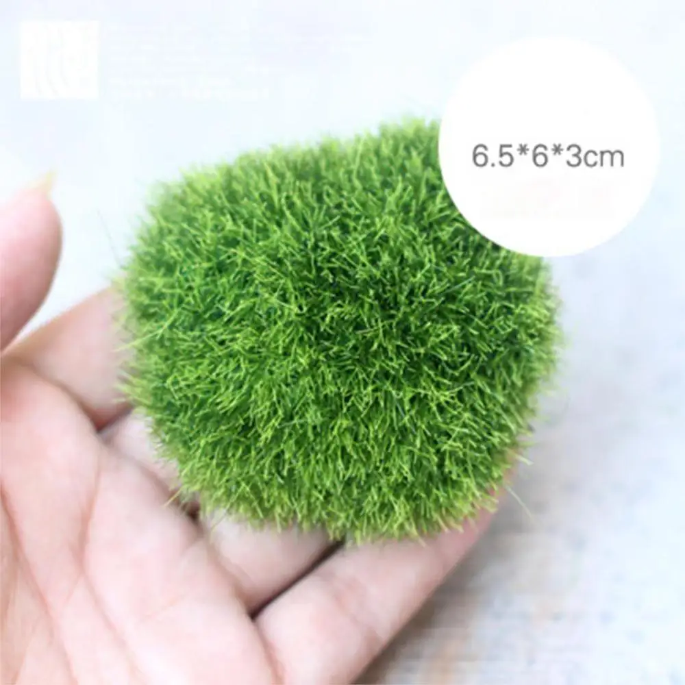 Buy 1pcs garden decoration artificial mini green moss