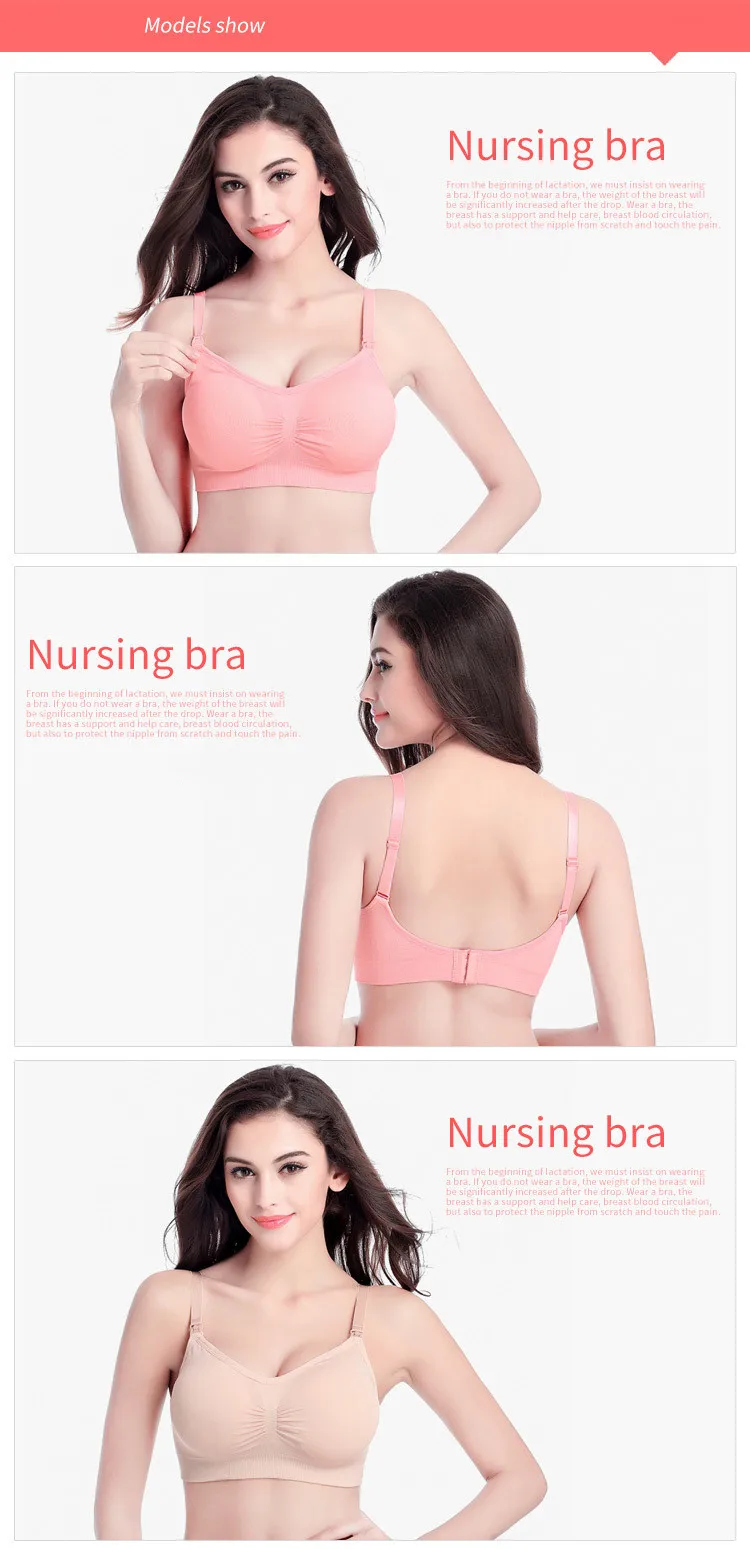 Breastfeeding Bra Pregnancy Clothes Maternity Nursing Bra Feeding Bra for Soutien Gorge Allaitement Women Underwear