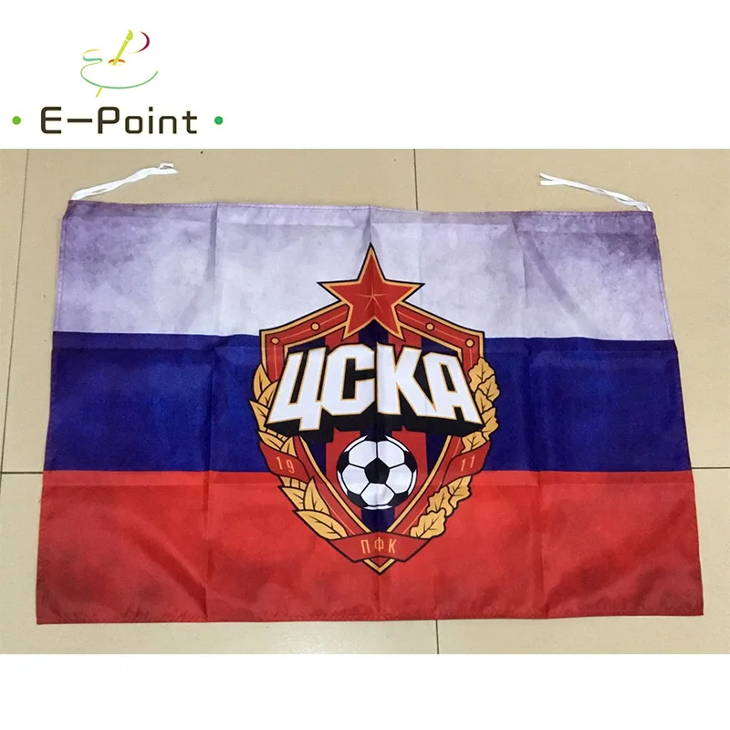 

95cm*65cm Size Russia PFC CSKA Moscow Christmas Decorations for Home Handing Polyester Flag Banner Gifts