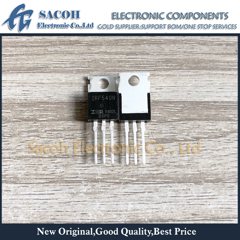 

Free shipping 10Pcs IRF540NPBF IRF540N IRF540 IRL540N IRL540 TO-220 33A 100V N-Channel Power MOSFET