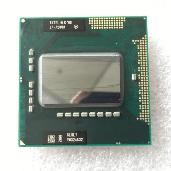 Skup Procesor intel i7 720QM intel PGA 988 pin 6M Cache 1.6GHz do 2.8GHz czterordzeniowy 8 wątków procesory do notebooków