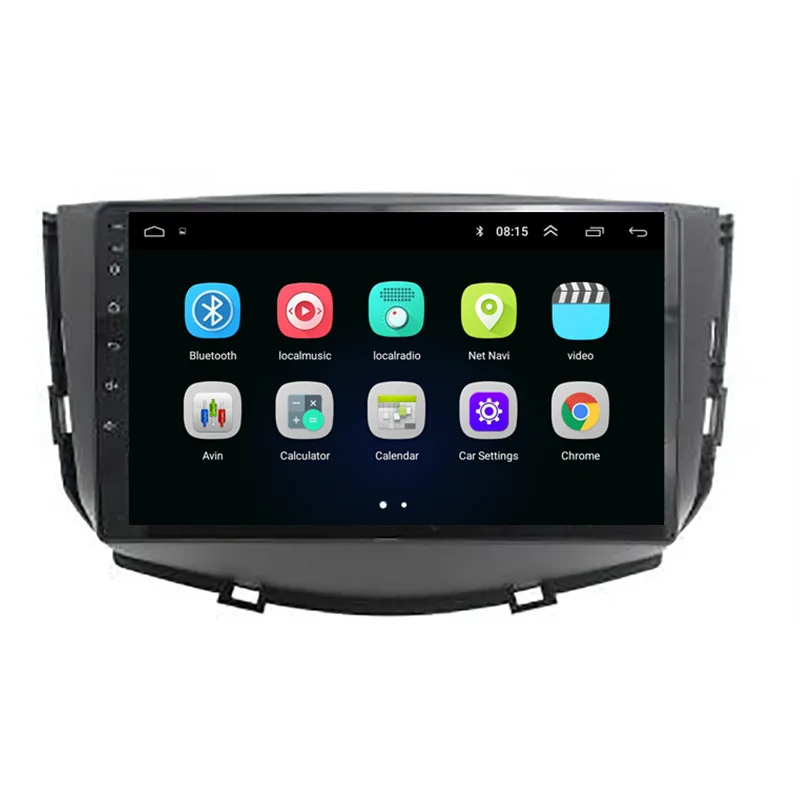 Excellent CHOGATH 9" Quad Core RAM 1G Pure Android 8.0 Car GPS Player Navi for Lifan X60 SUV 2011-2015 car Stereo Radio Multimedia No DVD 0