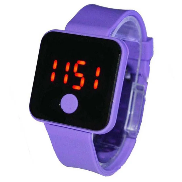 Ultra-thin Screen Wristwatches Children Electronic Watches Men Silicone LED Watc Ultra-thin Screen Wristwatches Children Electronic Watches Men Silicone LED Watc